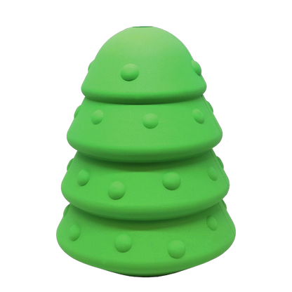Christmas Tree Dog Toy - Durable Rubber Chew Toy for Large Dogs | USA Made
