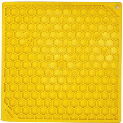 Honeycomb eMat - Enrichment Lick Mat for Dogs and Cats | eMat Enrichment Toy for Anxiety Relief | SodaPup