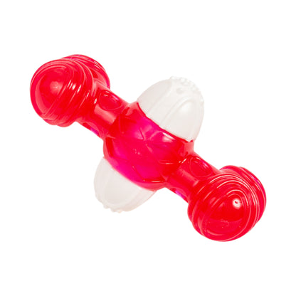 Country Living TPR & Nylon Quacker Bone Chew Toy for Dogs – with Engaging Quacking Sound